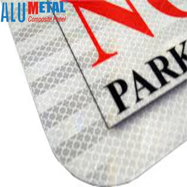 Factory Price Aluminum ACP Reflective Security Yard Metal Sign Road Traffic Boards