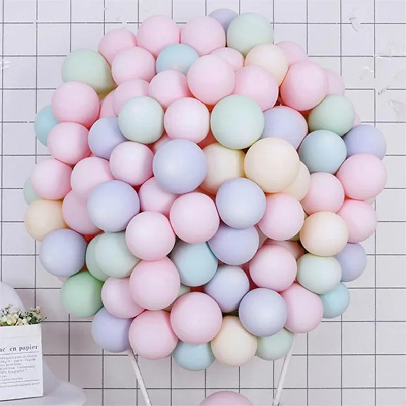 5" inch WHOLESALE latex balloons 10 colours party birthday wedding decoration