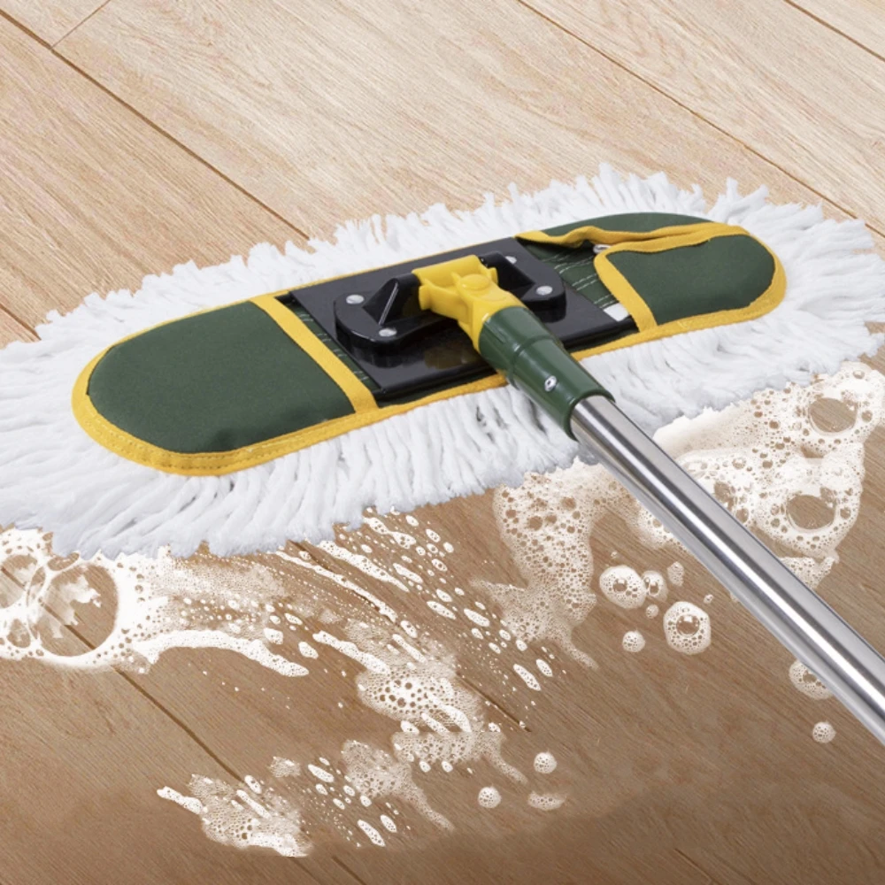 Очень большая плоская Швабра из микрофибры коммерческая швабра с плоской головкой промышленная Чистящая