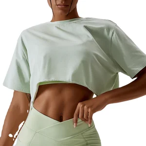 TOPKO High Quality Manufacture Wholesale ODM OEM Women's Outdoor Running Short Sleeve Yoga Fitness Loose Sports T Shirt