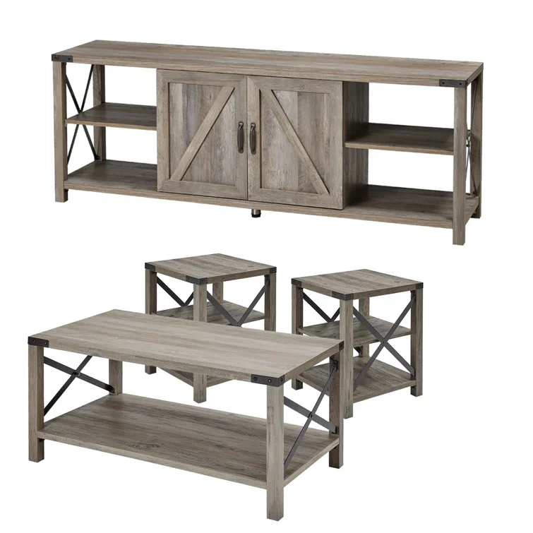 Modern Tv Stand And Coffee Table Set China Manufacturer Wooden Living