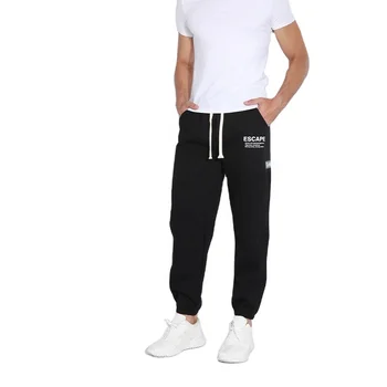 High quality sweatpants men spring and autumn new fashion brand heavy casual pants elastic men pants