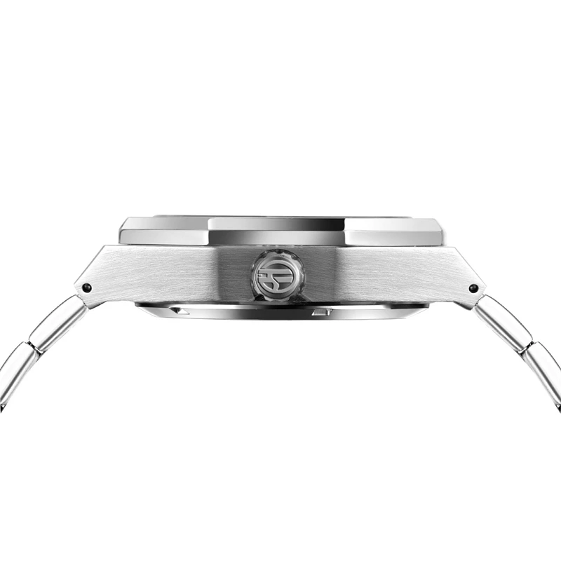 Luxury Silver 3D Hollow Automatic Watch for Men