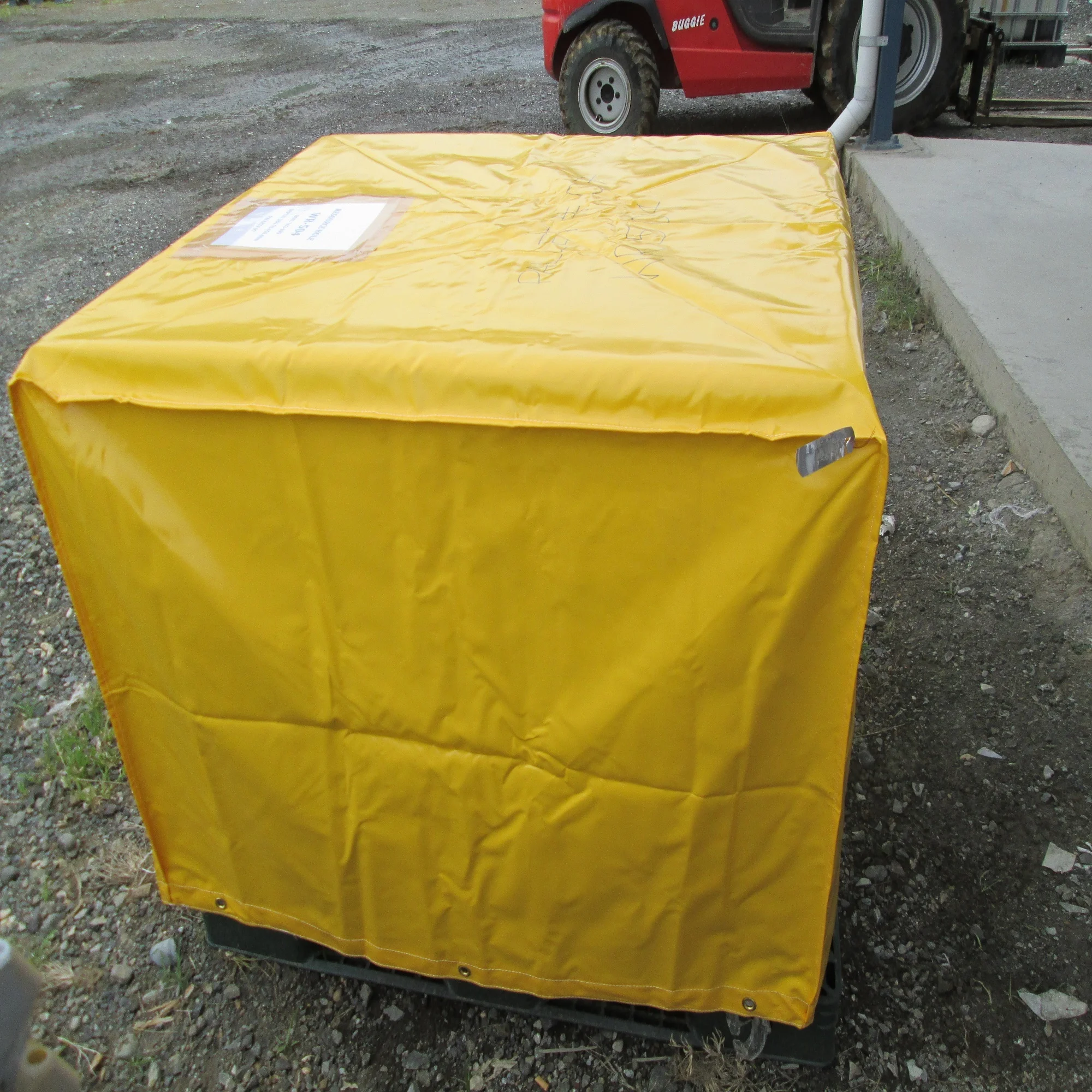 Custom LOGO Waterproof PVC Pallet Cover for Cargo and Container Plastic Pallet Cover Bag