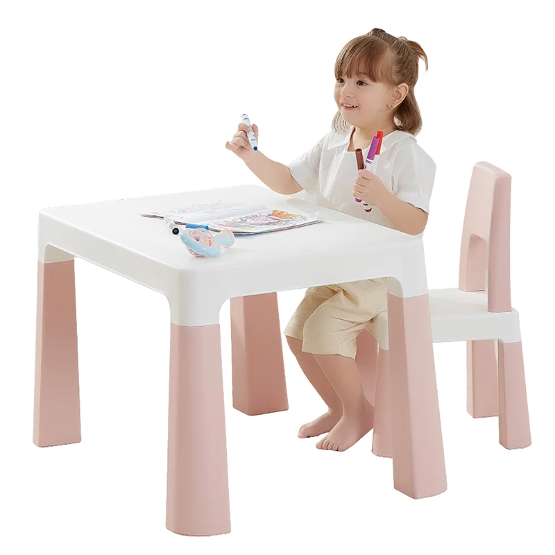 Professional Manufacture Cheap Child Study Chair Table Set Plastic Table and Chairs Sets