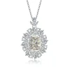 Single pendant+OShaped chain (GWhite)