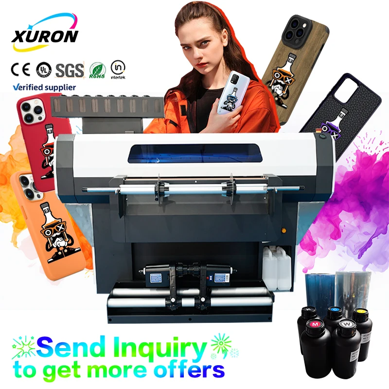 Comprehensive Solutions Manufacturing Vendor's Fully Automatic UV DTF Printer 300mm Print Dimension New Condition Pigment Ink