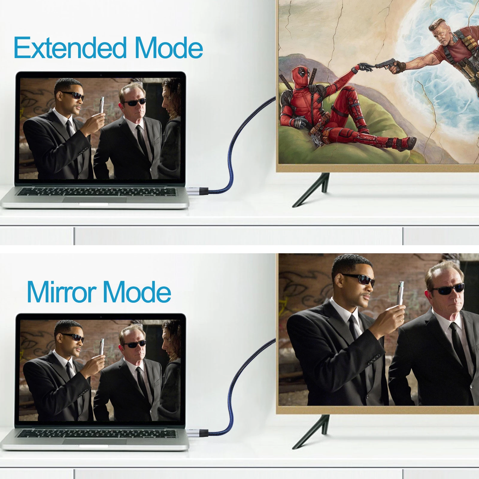 Непосредственный изготовитель, логотип на заказ, 120 Гц, плетеный кабель 8k Hdmi 2,1, 1,8 м, 2 м, 3 м, 5 м, кабель Hdmi 8k