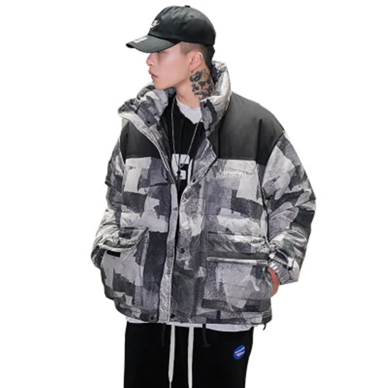 camouflage biker jacket