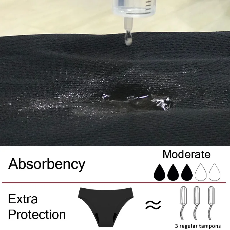 Seamless Period Swim Boyshort back-coverage view