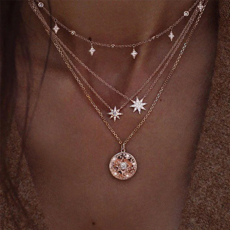 charm diamond necklaces