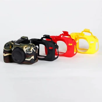Soft Silicone Case Camera Protective Body Bag for Nikon D5200 Rubber Cover Camera Bag detail image