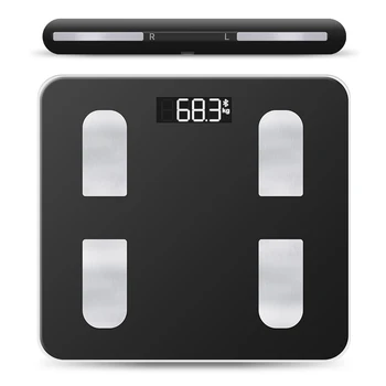 Wireless Bioimpedance Scale Nutrition Scale Fat Monitor Body Fat Analyzer Total Body Fat USB Rechargeable