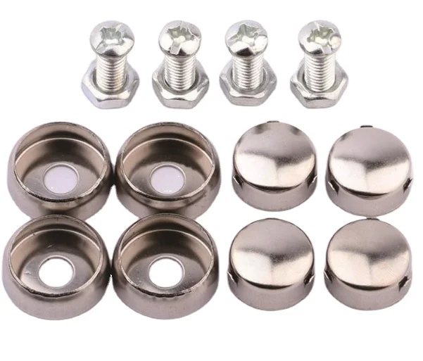 Licence Plate Screw Anti-Theft Stainless Steel Motorcycle License Plate Bolts - Security Screws, Universal Fit Stainless Steel Car & Truck License Plate Frames - Foto 4