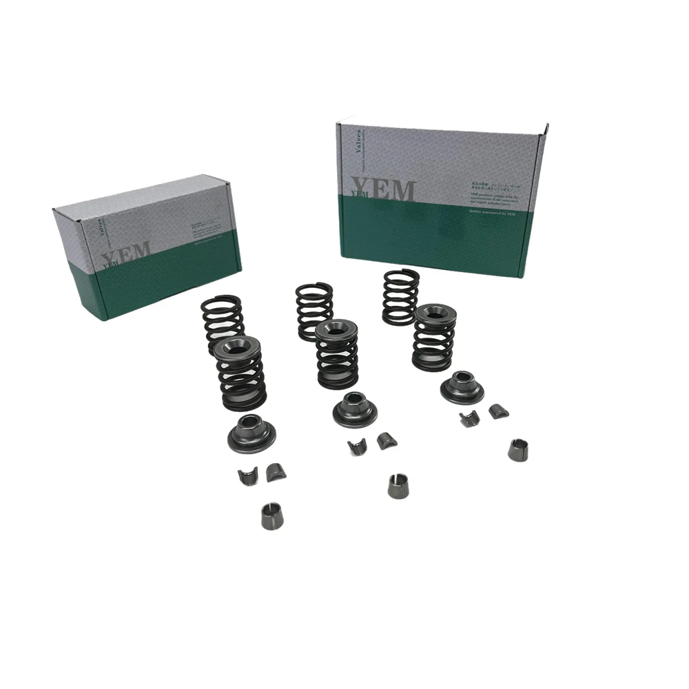 3TNV84 Valve Spring Kit Spring Seat & Retainer for Yanmar OEM Engine Parts