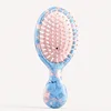Marble Blue Acetate Hair Brush S