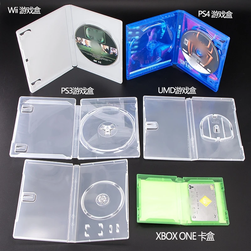 X BOX Series Cartridge Case Custom PS 3 PS 4 Dual Disc Case PS 2 Game Box Nin Tendo BG Flash Cartridge Case