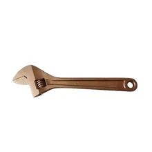 Non Sparking Tools Beryllium Copper Adjustable Wrench 6"