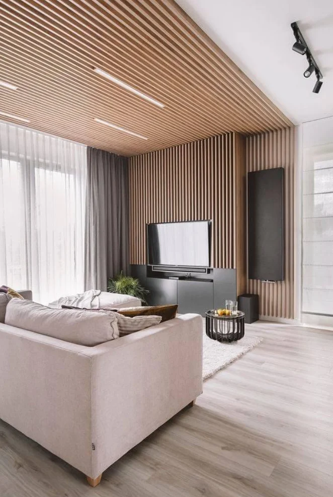 Modern 50x50 Outdoor WPC Wall Panels - Waterproof & Fireproof