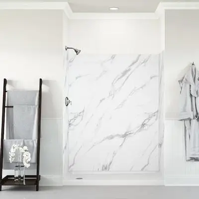 SPC Wall Panel Easy Install Wall Board Luxury Marble Sheet Click Lock Shower SPC Wall Panel Waterproof for Bathroom