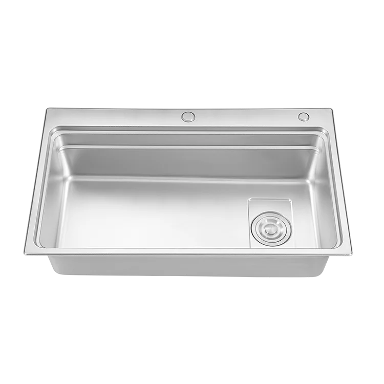 SUS304 Stainless Steel Multi-Function  Rectangular Above Counter With Faucet Installation Type  Press Kitchen Sink manufacture