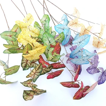 artificial leaf wholesale single stem artificial hyacinth flower Flower for Wedding ceiling Decor