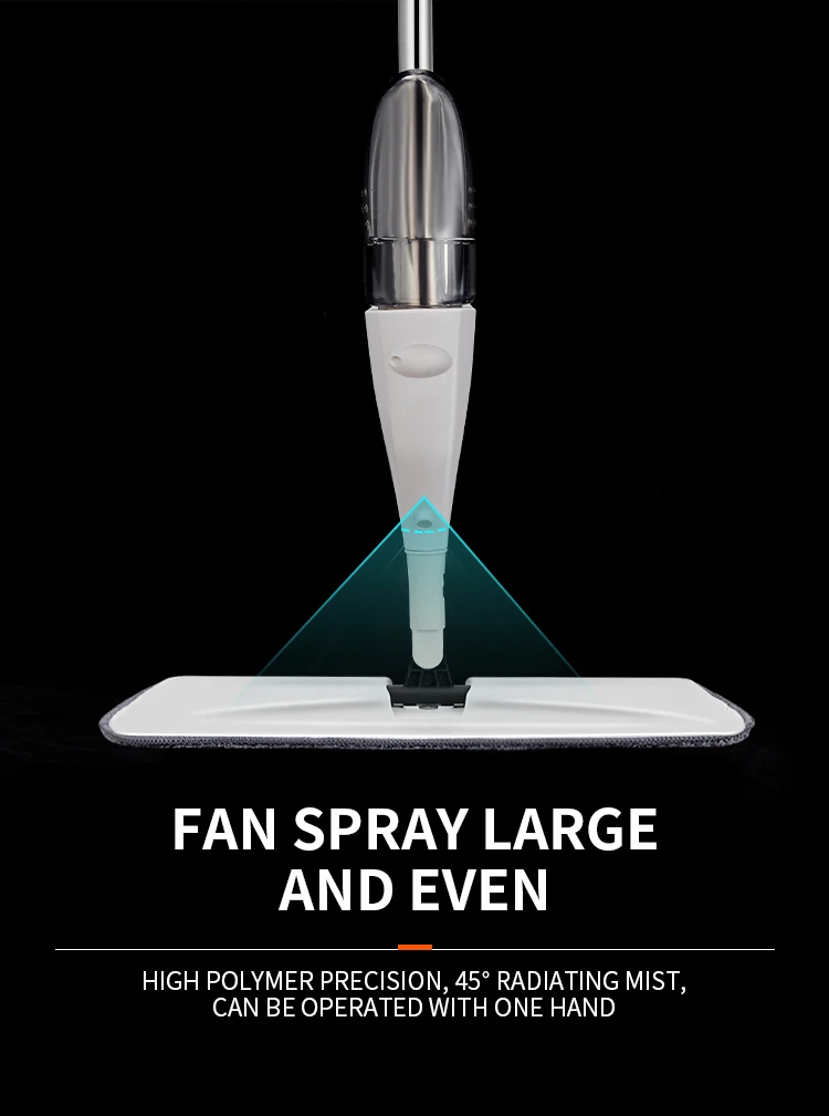 High Efficiency Super Microfiber Detachable Intelligent Water Clean Spray Mop