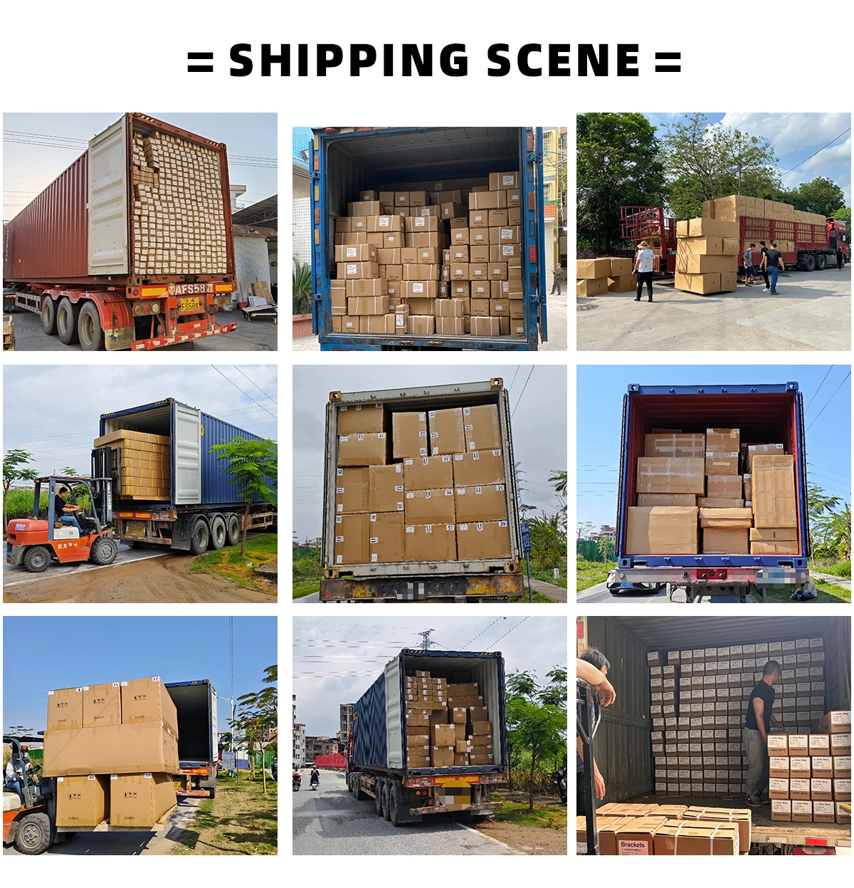 Packaging & shipping specifications