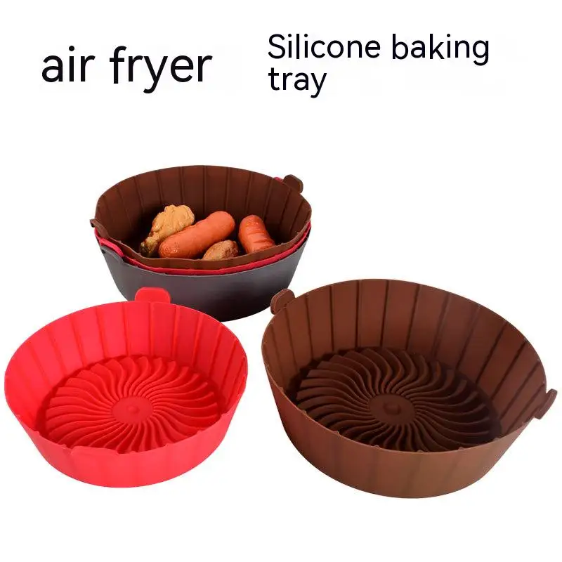 Custom Silicone Baking Pan For Home Air Fryer High Temperature