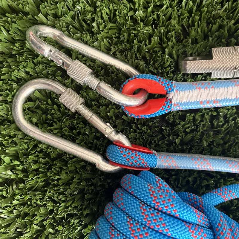 Stainless Steel Grapple Hooks with 10m Blue Rope for Outdoor Survival
