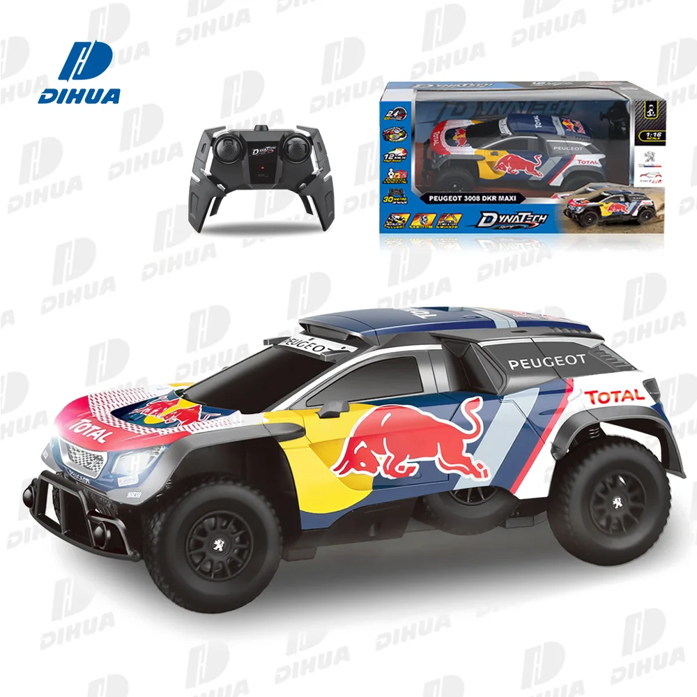 1/16 Scale 2.4g Radio Control Toy Model Red Bull Peugeot 3008 Dkr Maxi 12  Km/h Drift Off Road All Terrain Racing Rc Car For Kids - Buy Rc Car,Racing  Rc Car,Drift Rc Car Product on Alibaba.com