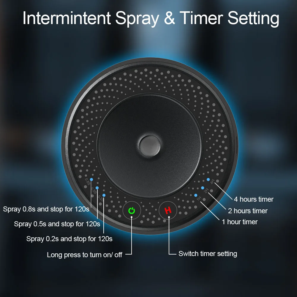 Wireless Portable Aromatherapy Machine Decorative Essential Oil Diffusers Smart Car Air Freshener Diffuser