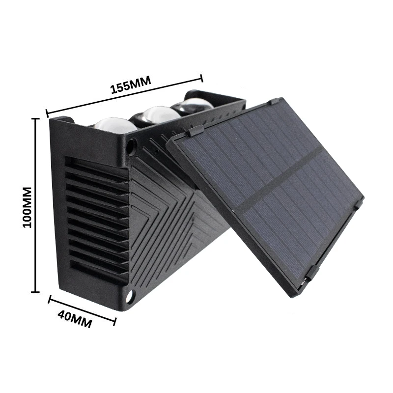 Outdoor Wireless Up And Down Solar Wall Mounted Washer Light Modern Outdoor LED Landscape Garden Light For Project factory