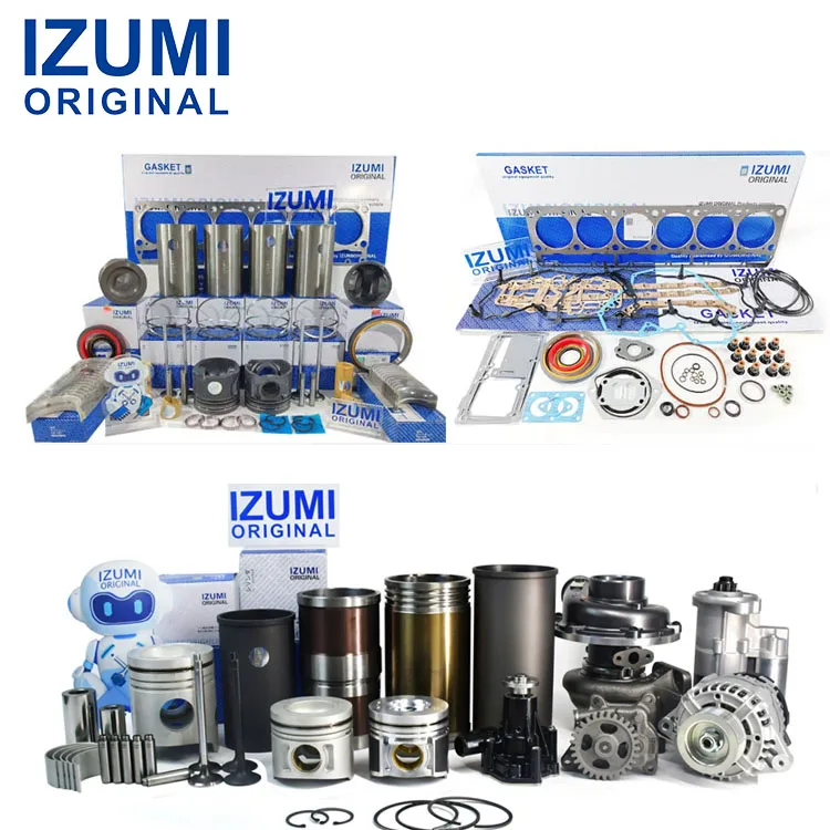 ਇਜ਼ੂਮੀ ਓਰੀਜੀਨਲ C7, C9, C10, C12, C13, C15, C16, C18, C27, C32, C4.2, C4.4, C6.6, C7.1, C9.3 ਓਵਰਹਾਲ ਕਿੱਟ ਇੰਜਣ ਓਵਰਹਾਲਿੰਗ ਕੈਟਰਪਿਲਰ ਲਈ