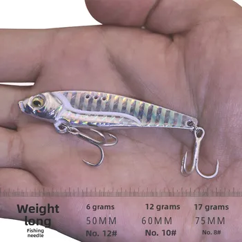 Lead Coated Copper VIB Lure, Metal Vibration Hard Bait Long Cast Freshwater Artificial Lure for Topmouth Culter – Metal Jig – view 4