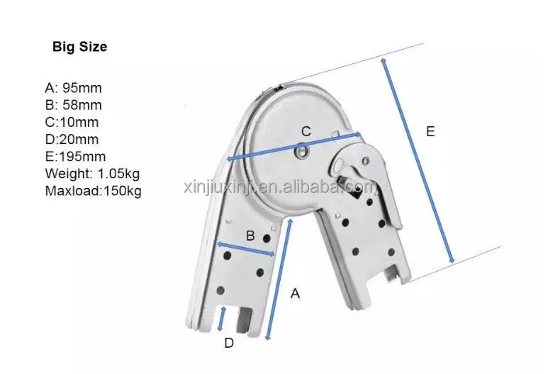 Multi Purpose Ladder Folding Metal Lock Hinge Ladder Joint Folding Ladder