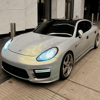 Air Release PVC Series Auto Wrapping Glossy Metallic Magic Gold Gray Vinyl Color Changing Films chameleon car wrap film