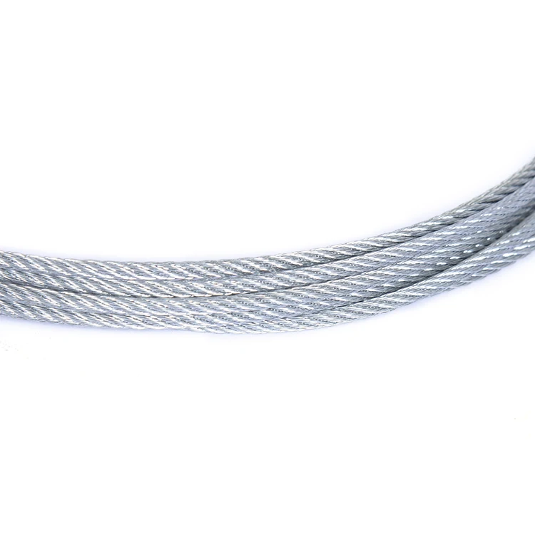 Oceľové drôtené lano pozinkované 7x7 2.0 mm šnúra na šaty navíjacie lanko na vešiak na šaty