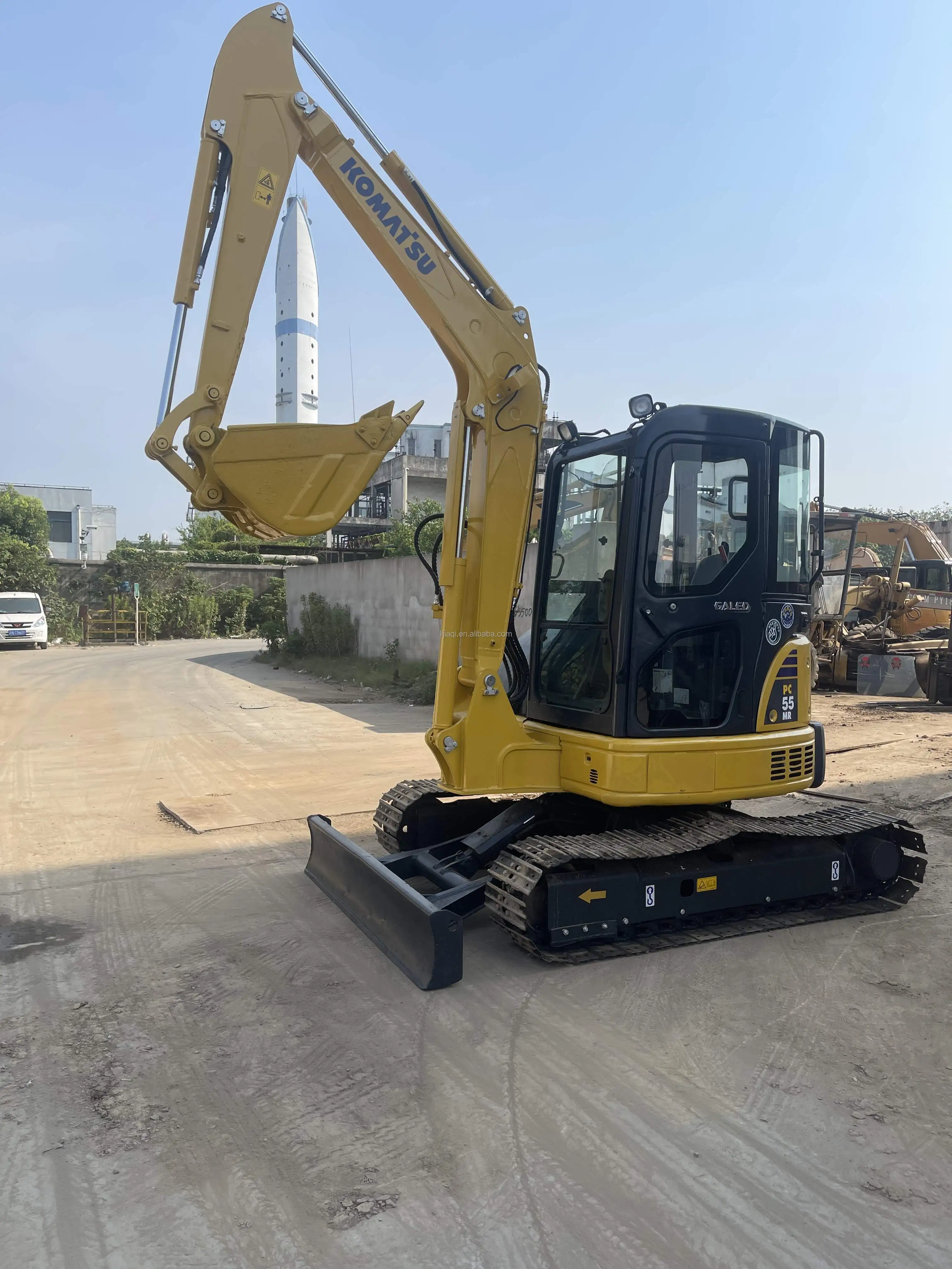 Cheap Selling Used Mini Excavator Komatsu PC55MR 5.5ton