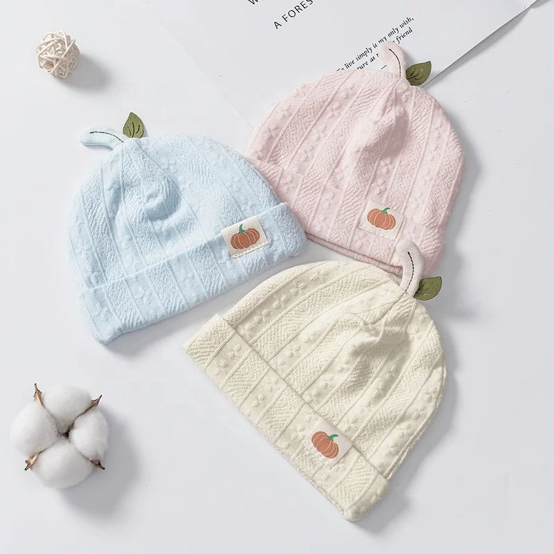 Details about   Newborn Baby Soft Hat 100% Cotton Set Cap Thermal Pocket Knitwear 0-3 Months