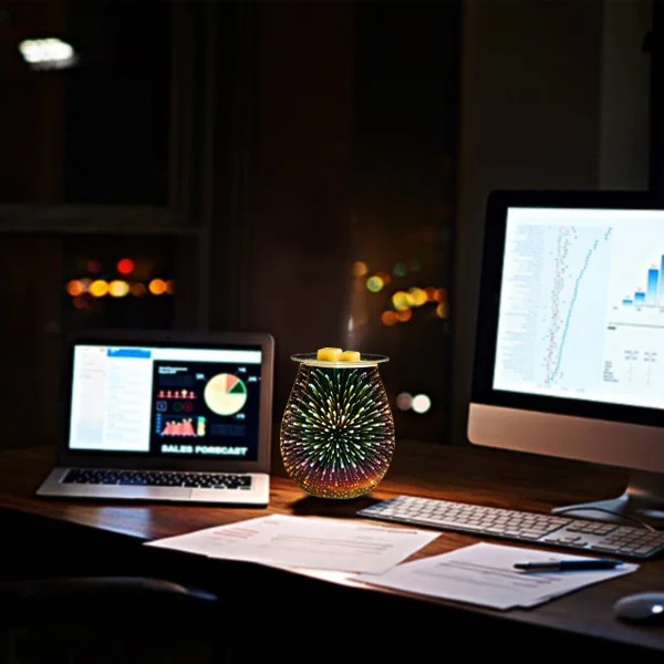 Hot Sale Japanese Style Glass Wax Melt Oil Burner Wholesale Japanese