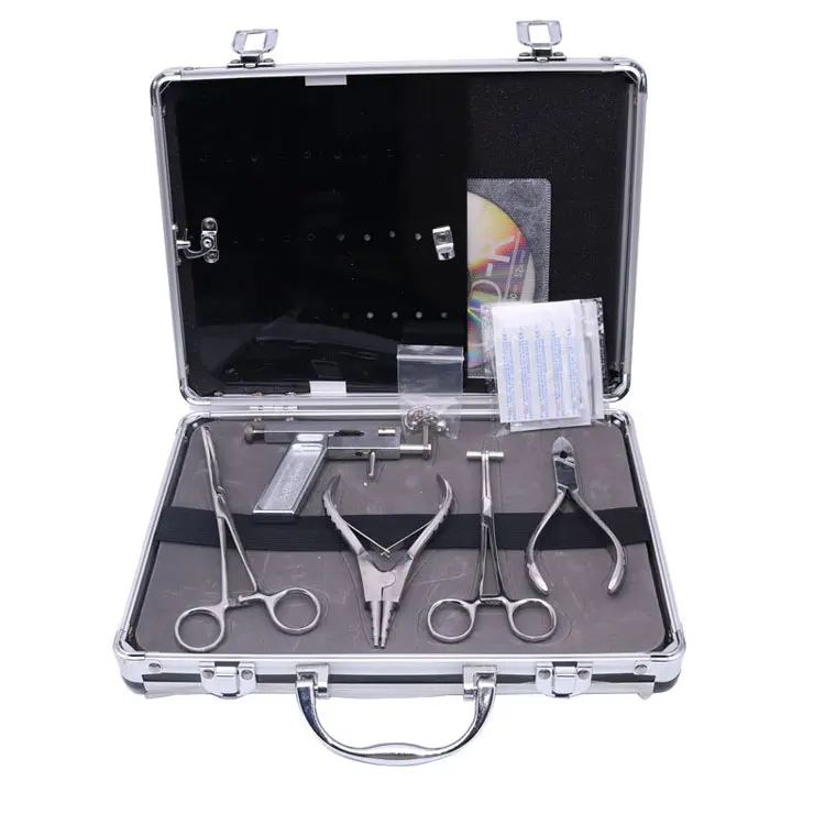 Kissure Body Piercing Tools Kit Tattoo Piercing Supplies Complete Set