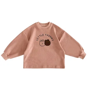 Q1181 Factory New Pattern Autumn Pullover Cotton Long Sleeve Cartoon Sweatshirt Kids Cute Sweatshirt