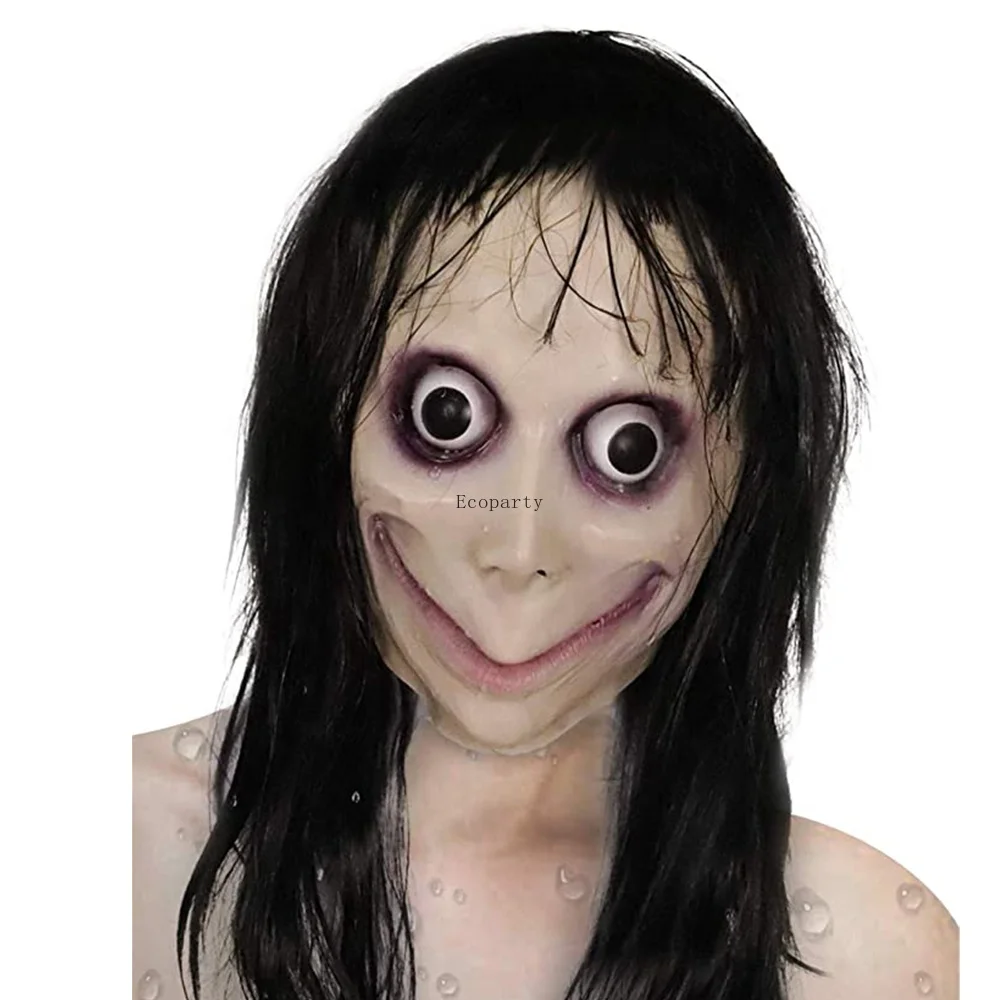 Wholesale Dropshipping Halloween MOMO Mask Scary Creepy Horror Latex Cosplay Party Costume From m.alibaba.com