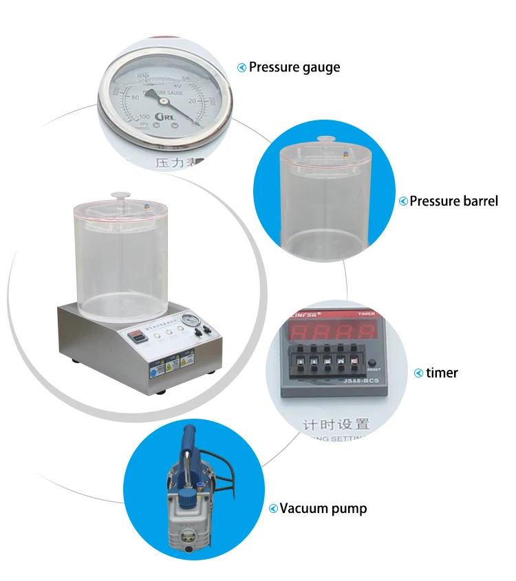 Digital Vacuum Box Air Leak Testing Equipment Negative Vacuum Leak Tester Negative Leak Test Machine