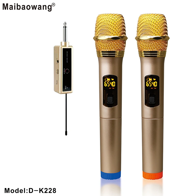 Wholesale 2 Channel Wireless Handheld Microphone Dual Cordless Mic Singing Wireless Microphone Buy Professional Handheld Wireless Microphone Oem Factory Handheld Wireless Microphone 2 Channel