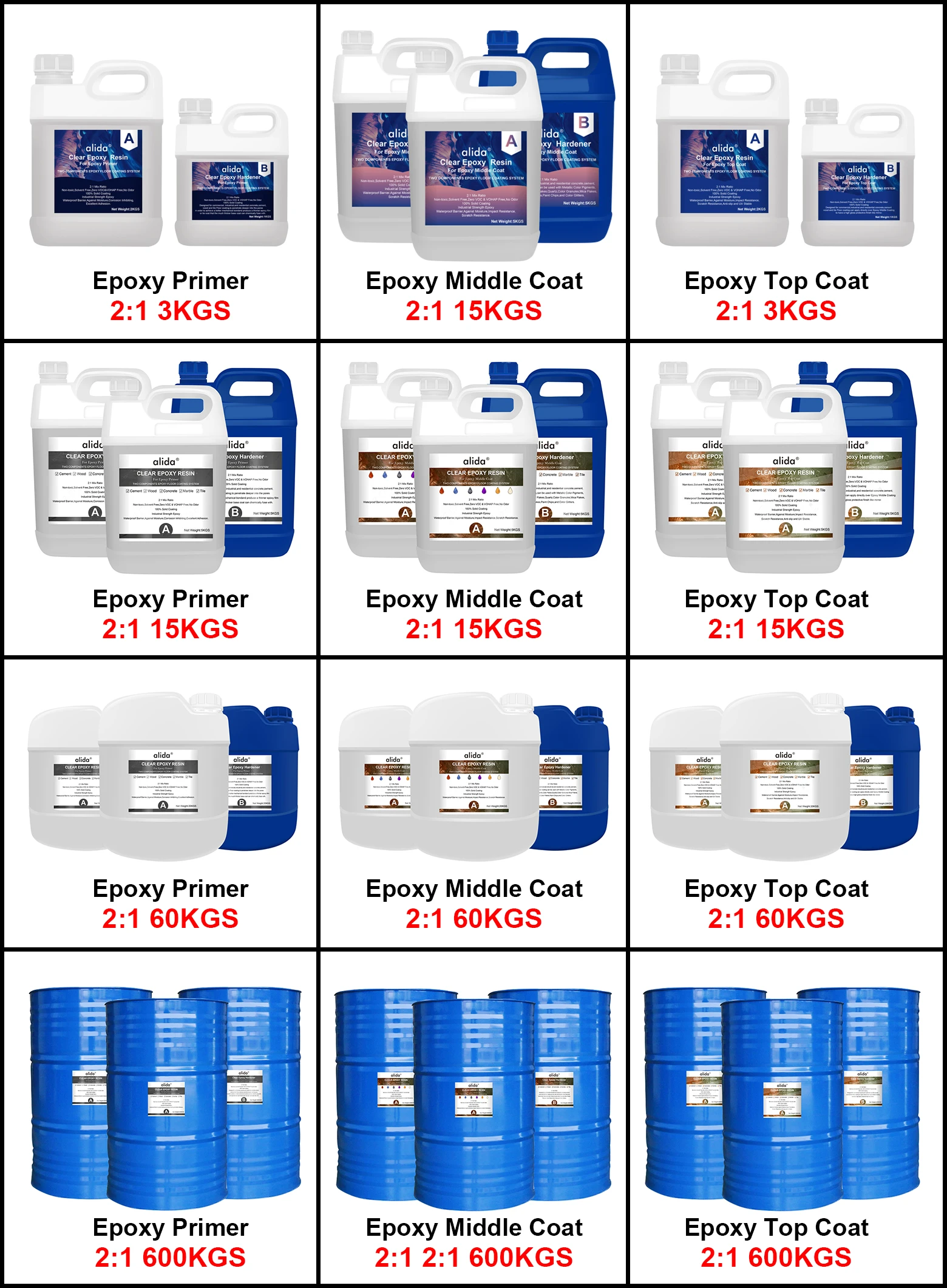 Uv Resistant Epoxy Resin Distributor Epoxy Flakes Floor Coating Epoxy Resin For Concrete Floor