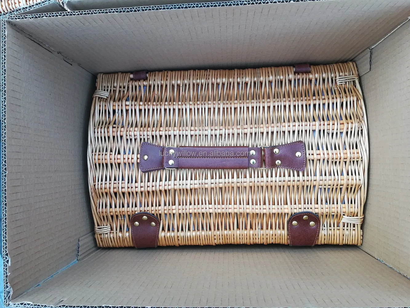 Wholesale Picnic Basket Set 4 Person Picnic Basket Insulated Picnic