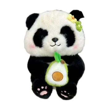 Panda plush toy children's cartoon backpack creative custom doll