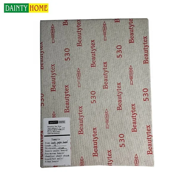 Hot Product 1.4mm Top Grade Quality Hard-Wearing Cellulose Paper Insole Board Sheet